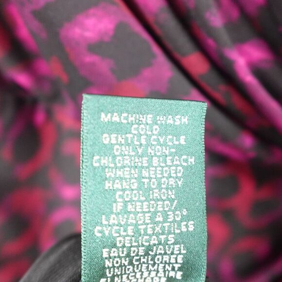 Ralph Lauren Womens Ruched Geometric Dress Size 12 - Picture 10 of 10